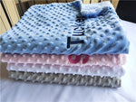Baby Blanket & Swaddling Newborn Thermal Soft Fleece Blanket Solid Bedding Set Cotton Quilt