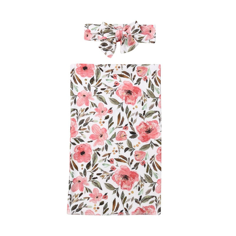 Jasmin  Bright Blooms Swaddle Set