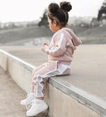 Toddler Kids Baby Girls Zipper Tops Coat+Pants Tracksuit Sportswear 2PCS Set