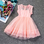Summer Dresses For Girl 2019 Girls Clothing White Beading Princess Party Dress Elegant Ceremony 4 5 6 Years Teenage Girl Costume