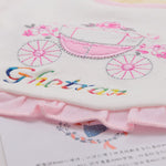 MIYOCAR Any name can make sweet baby bib and hat set unique gift for baby
