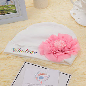 MIYOCAR Any name can make sweet baby bib and hat set unique gift for baby